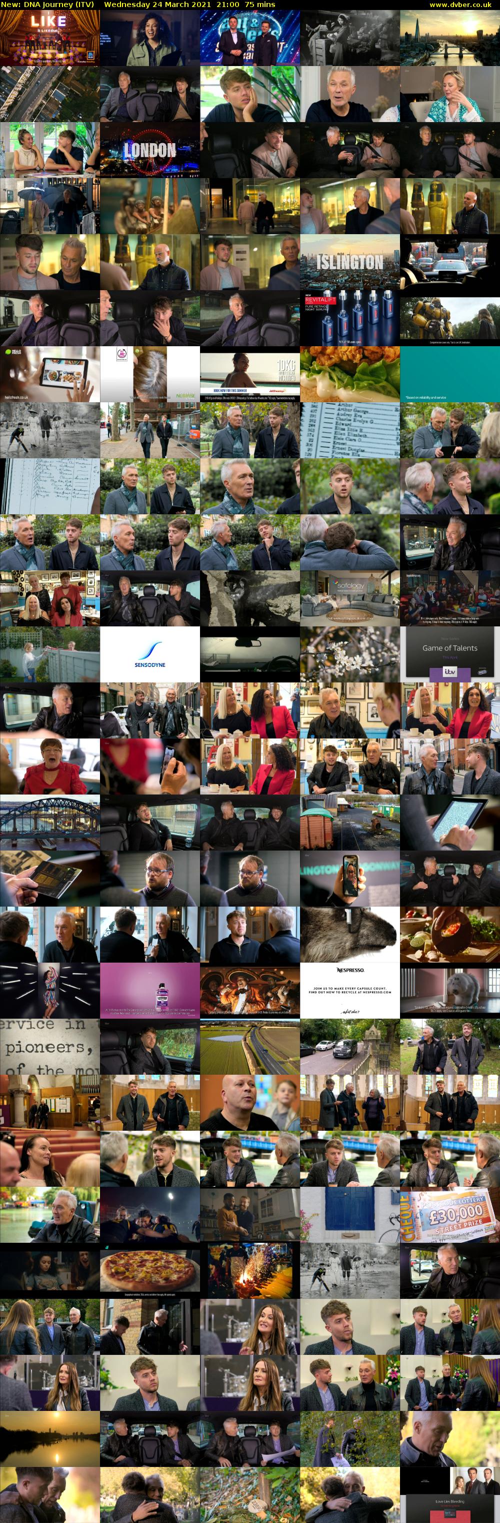 DNA Journey (ITV) Wednesday 24 March 2021 21:00 - 22:15