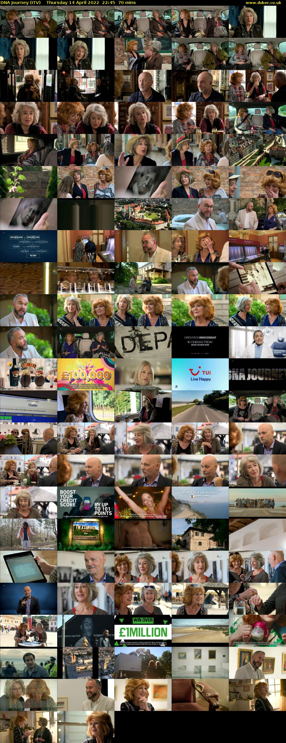 DNA Journey (ITV) Thursday 14 April 2022 22:45 - 23:55