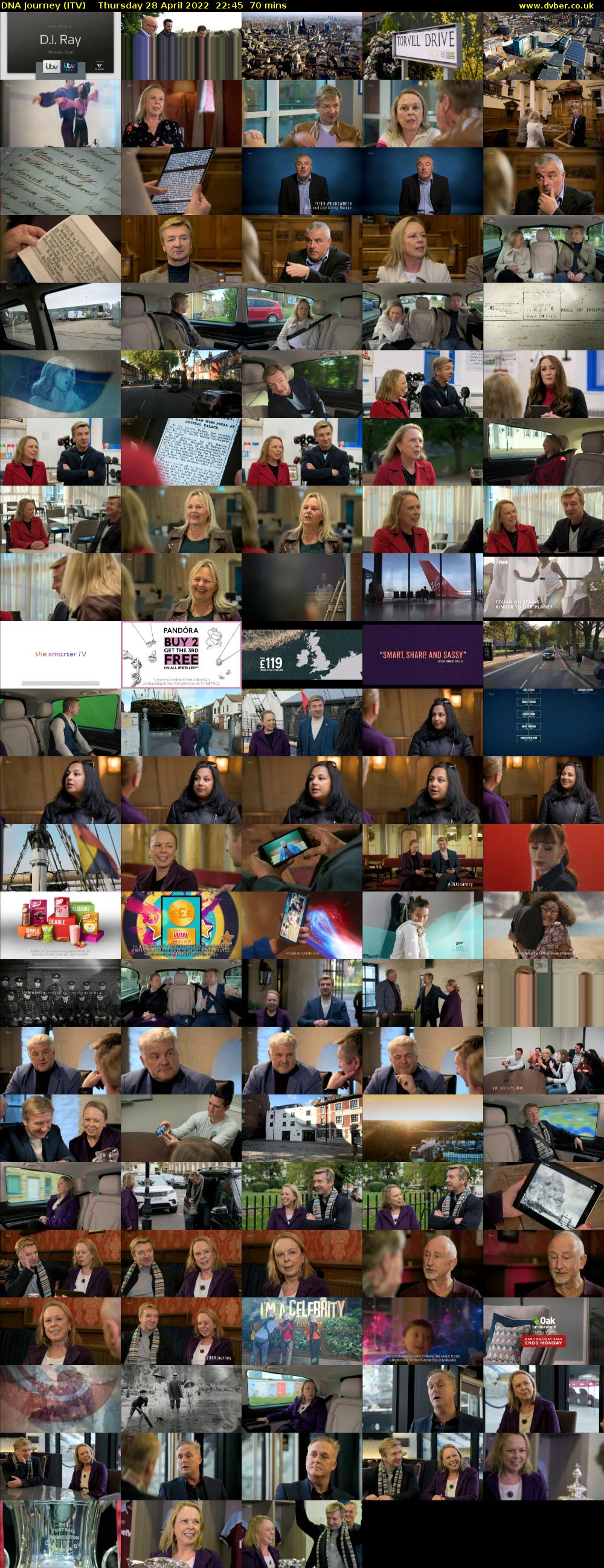 DNA Journey (ITV) Thursday 28 April 2022 22:45 - 23:55
