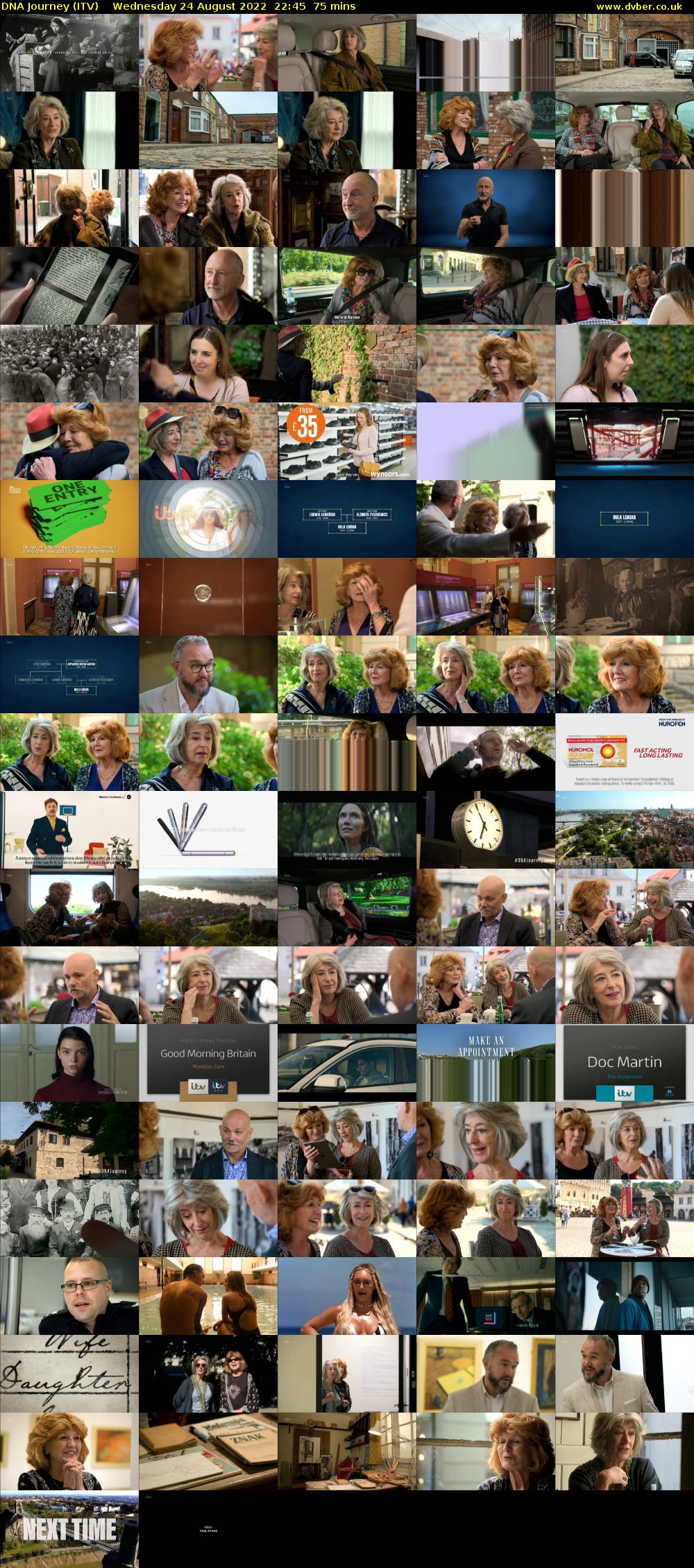 DNA Journey (ITV) Wednesday 24 August 2022 22:45 - 00:00