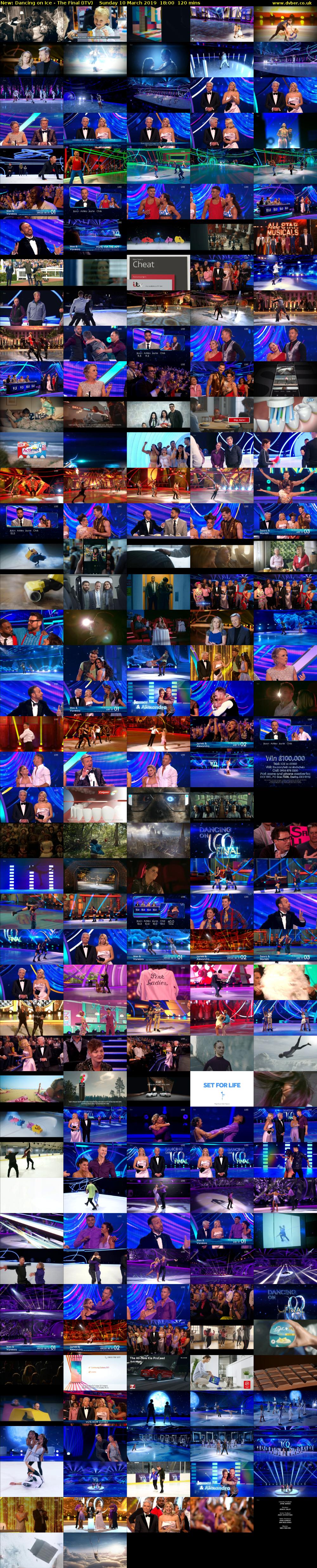 Dancing on Ice - The Final (ITV) Sunday 10 March 2019 18:00 - 20:00