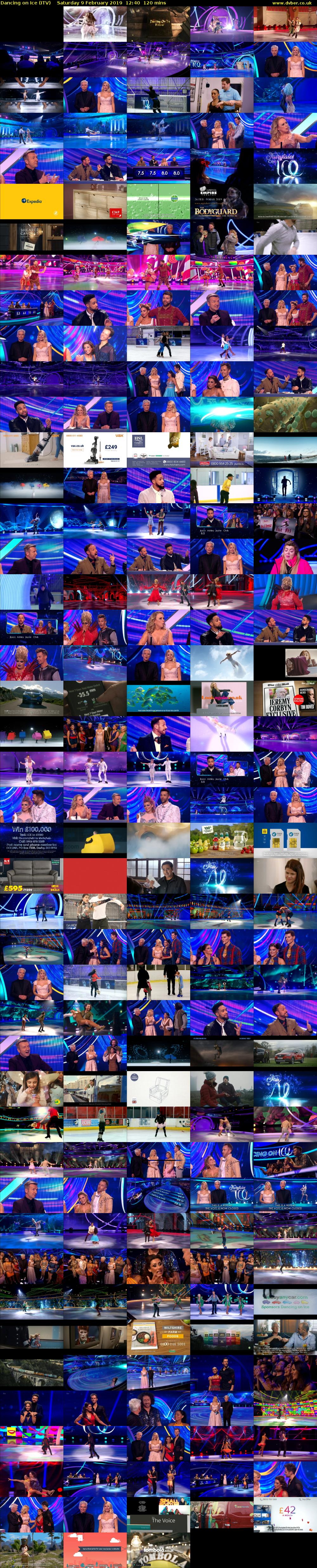 Dancing on Ice (ITV) Saturday 9 February 2019 12:40 - 14:40