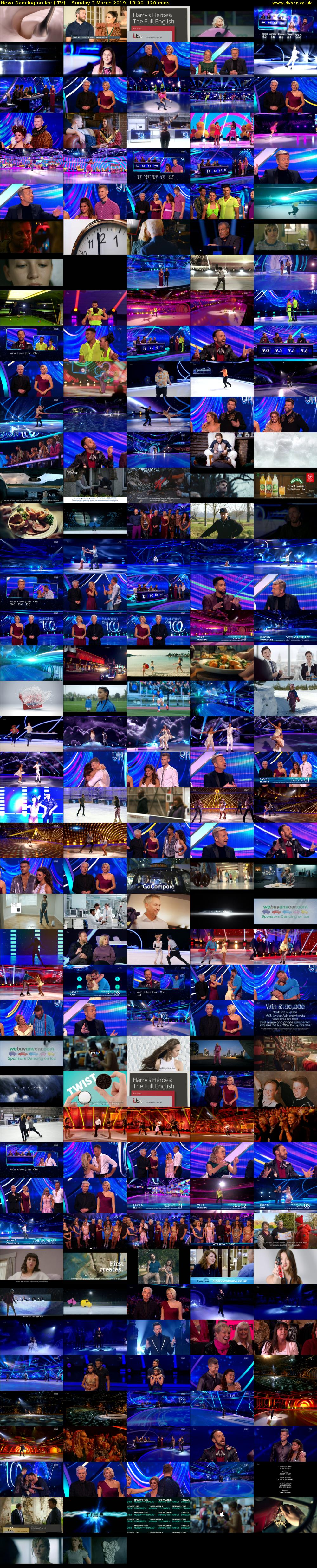 Dancing on Ice (ITV) Sunday 3 March 2019 18:00 - 20:00