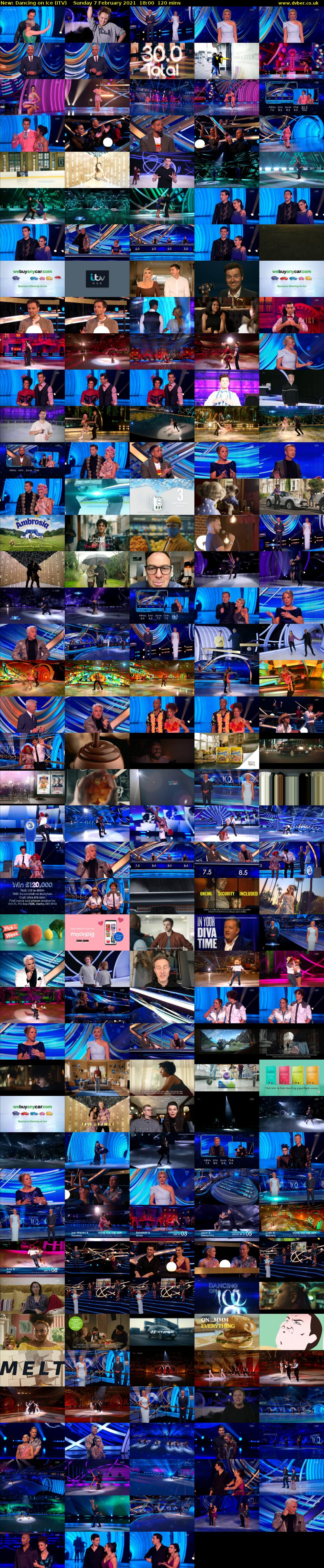 Dancing on Ice (ITV) Sunday 7 February 2021 18:00 - 20:00