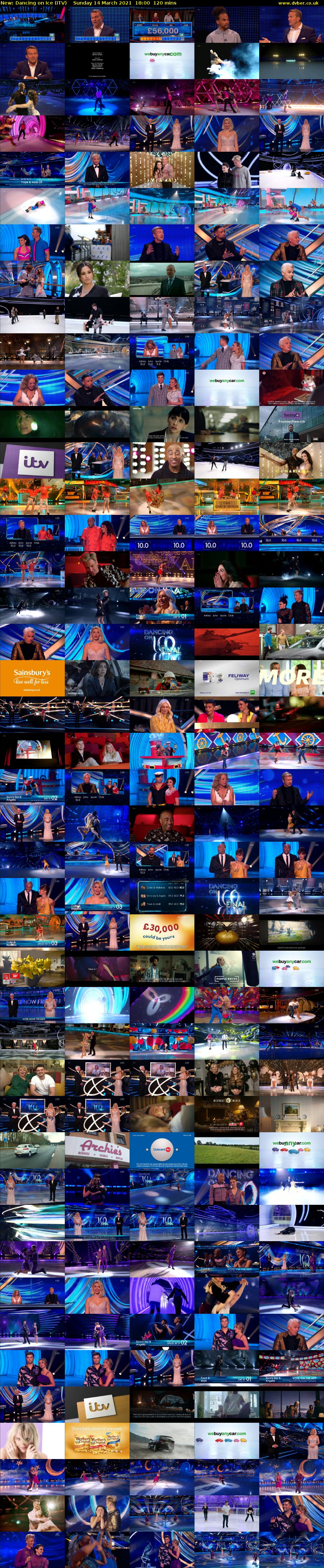 Dancing on Ice (ITV) Sunday 14 March 2021 18:00 - 20:00