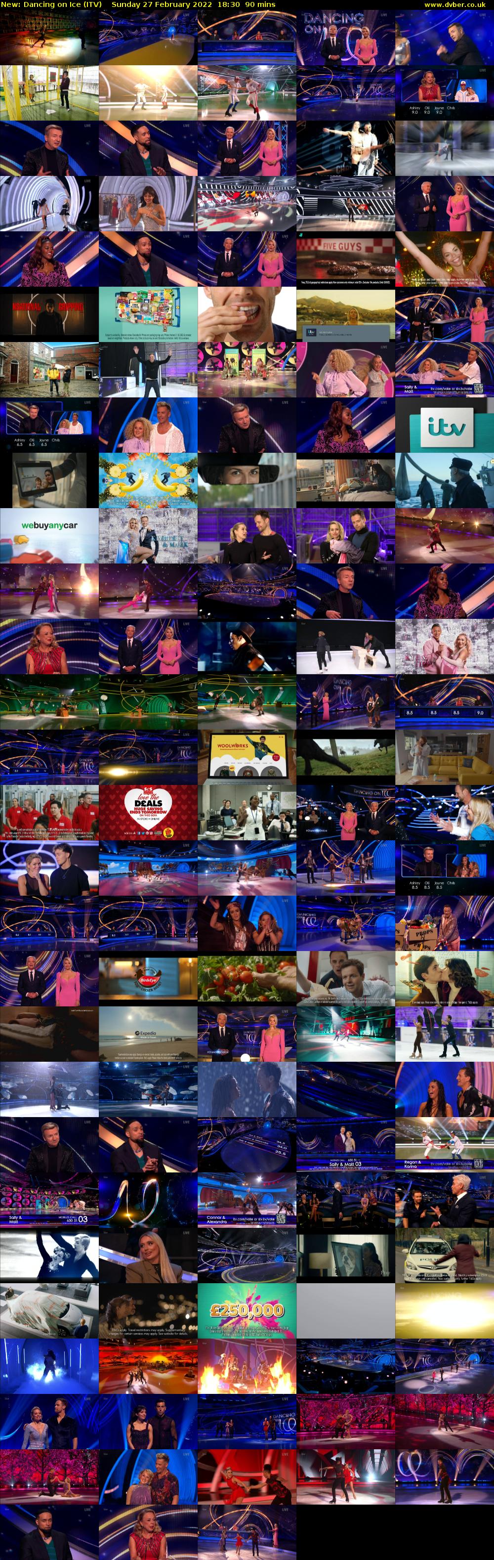 Dancing on Ice (ITV) Sunday 27 February 2022 18:30 - 20:00
