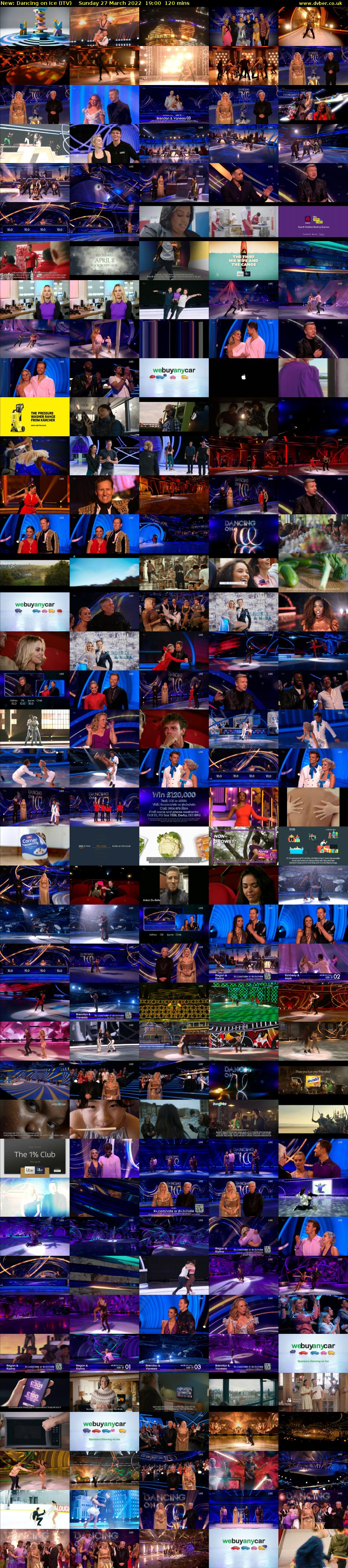 Dancing on Ice (ITV) Sunday 27 March 2022 19:00 - 21:00