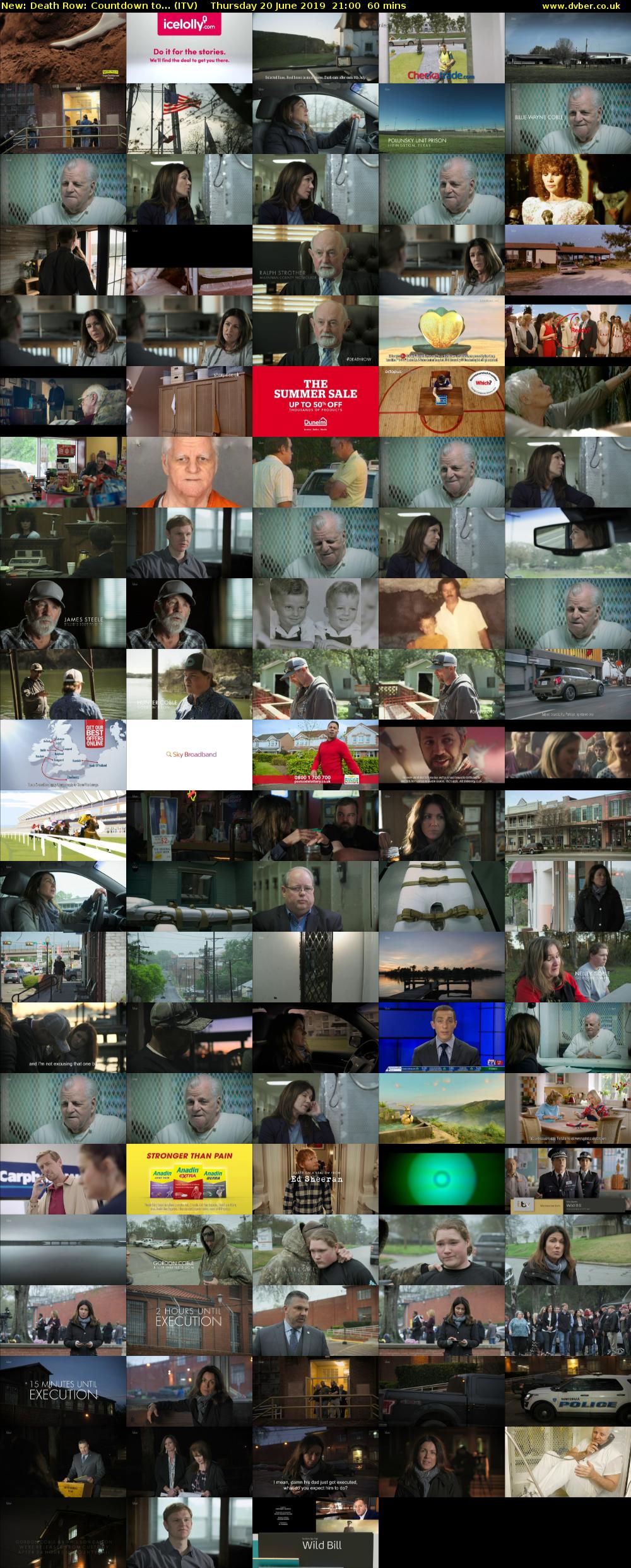 Death Row: Countdown to... (ITV) Thursday 20 June 2019 21:00 - 22:00
