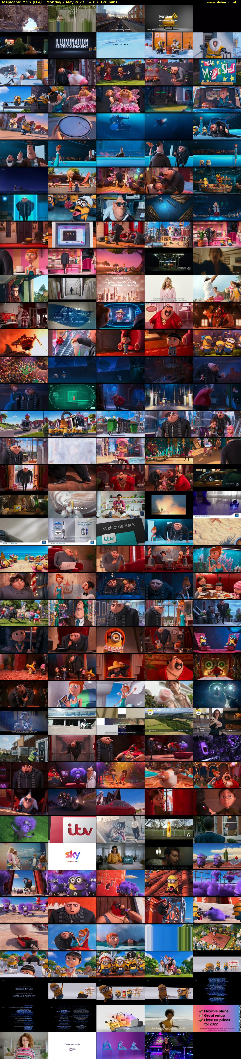 Despicable Me 2 (ITV) Monday 2 May 2022 14:00 - 16:00