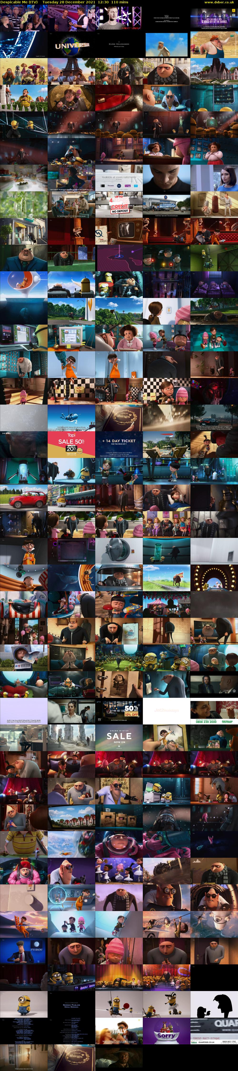 Despicable Me (ITV) Tuesday 28 December 2021 12:30 - 14:20