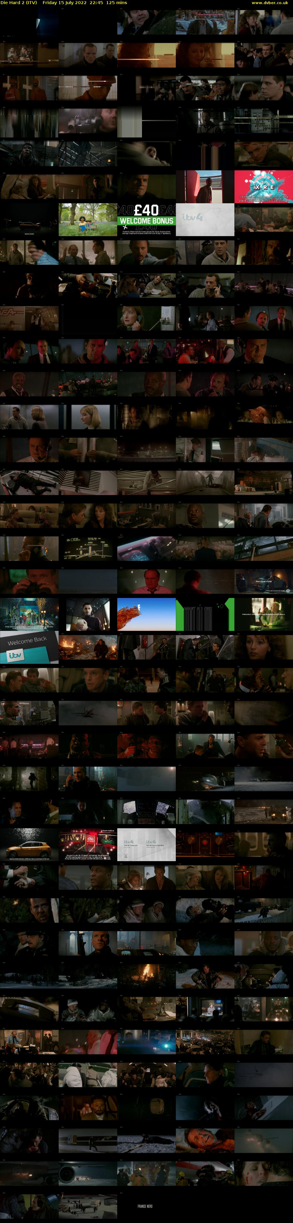 Die Hard 2 (ITV) Friday 15 July 2022 22:45 - 00:50