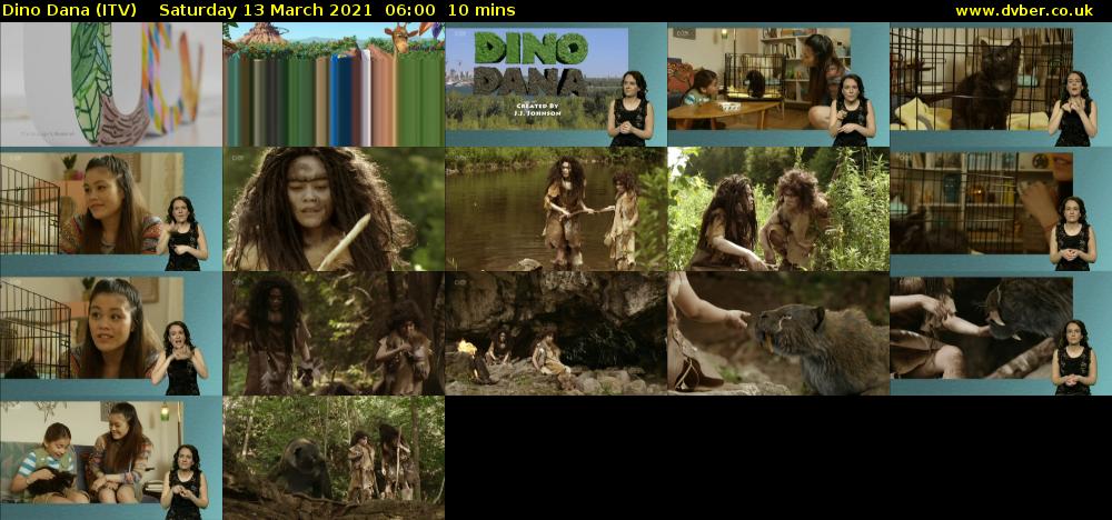 Dino Dana (ITV) Saturday 13 March 2021 06:00 - 06:10