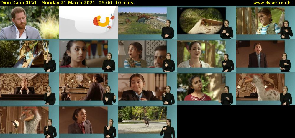 Dino Dana (ITV) Sunday 21 March 2021 06:00 - 06:10