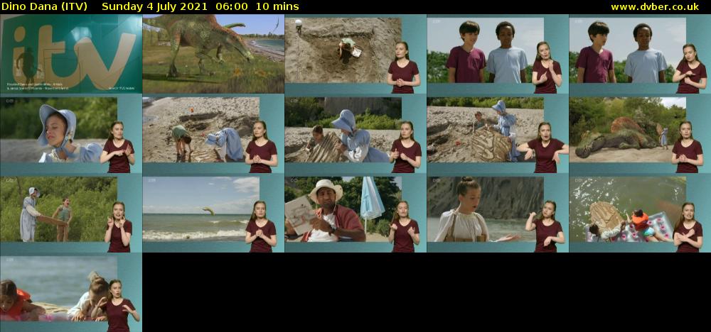 Dino Dana (ITV) Sunday 4 July 2021 06:00 - 06:10