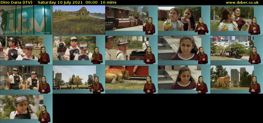 Dino Dana (ITV) Saturday 10 July 2021 06:00 - 06:10