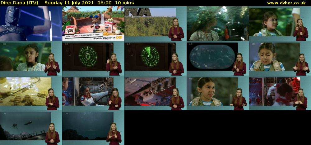 Dino Dana (ITV) Sunday 11 July 2021 06:00 - 06:10