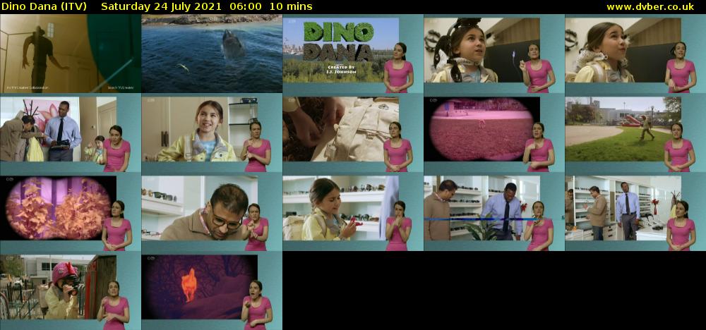 Dino Dana (ITV) Saturday 24 July 2021 06:00 - 06:10