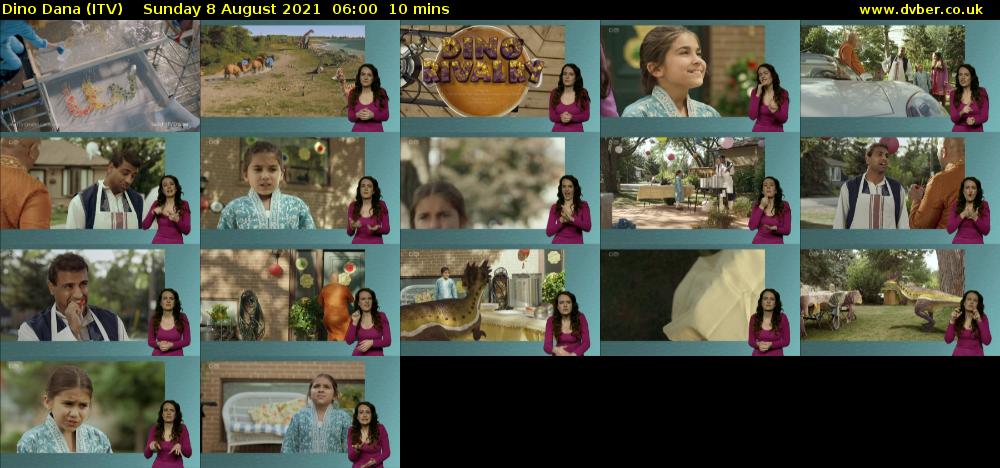 Dino Dana (ITV) Sunday 8 August 2021 06:00 - 06:10