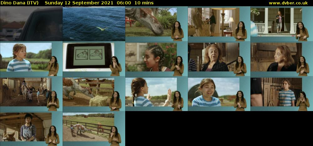 Dino Dana (ITV) Sunday 12 September 2021 06:00 - 06:10