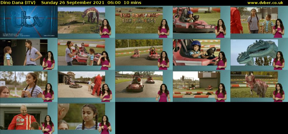 Dino Dana (ITV) Sunday 26 September 2021 06:00 - 06:10