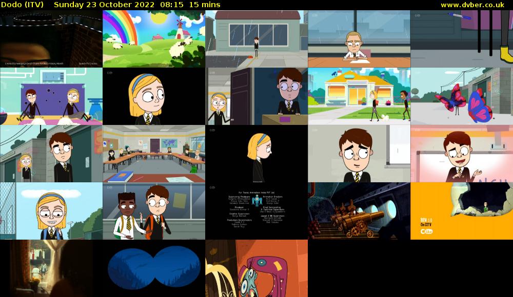 Dodo (ITV) Sunday 23 October 2022 08:15 - 08:30