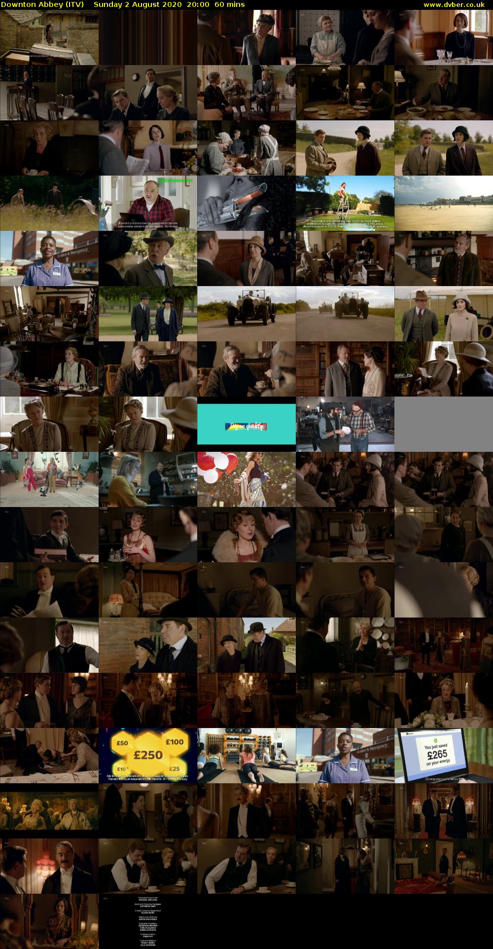 Downton Abbey (ITV) Sunday 2 August 2020 20:00 - 21:00