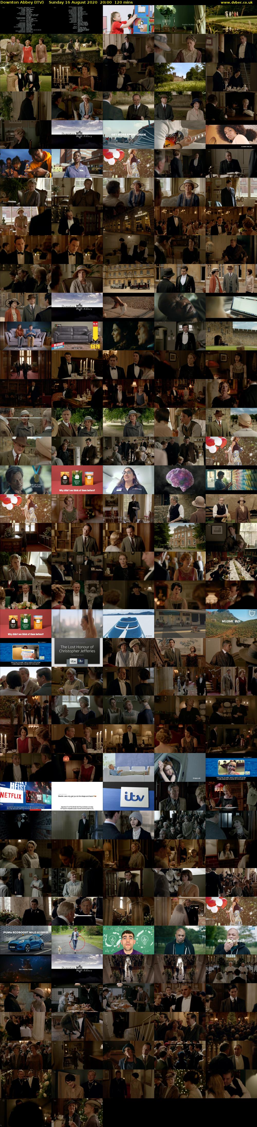 Downton Abbey (ITV) Sunday 16 August 2020 20:00 - 22:00