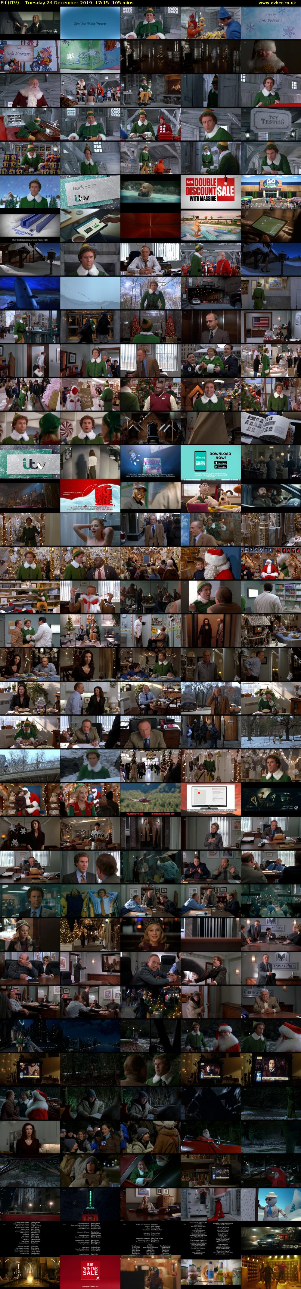 Elf (ITV) Tuesday 24 December 2019 17:15 - 19:00