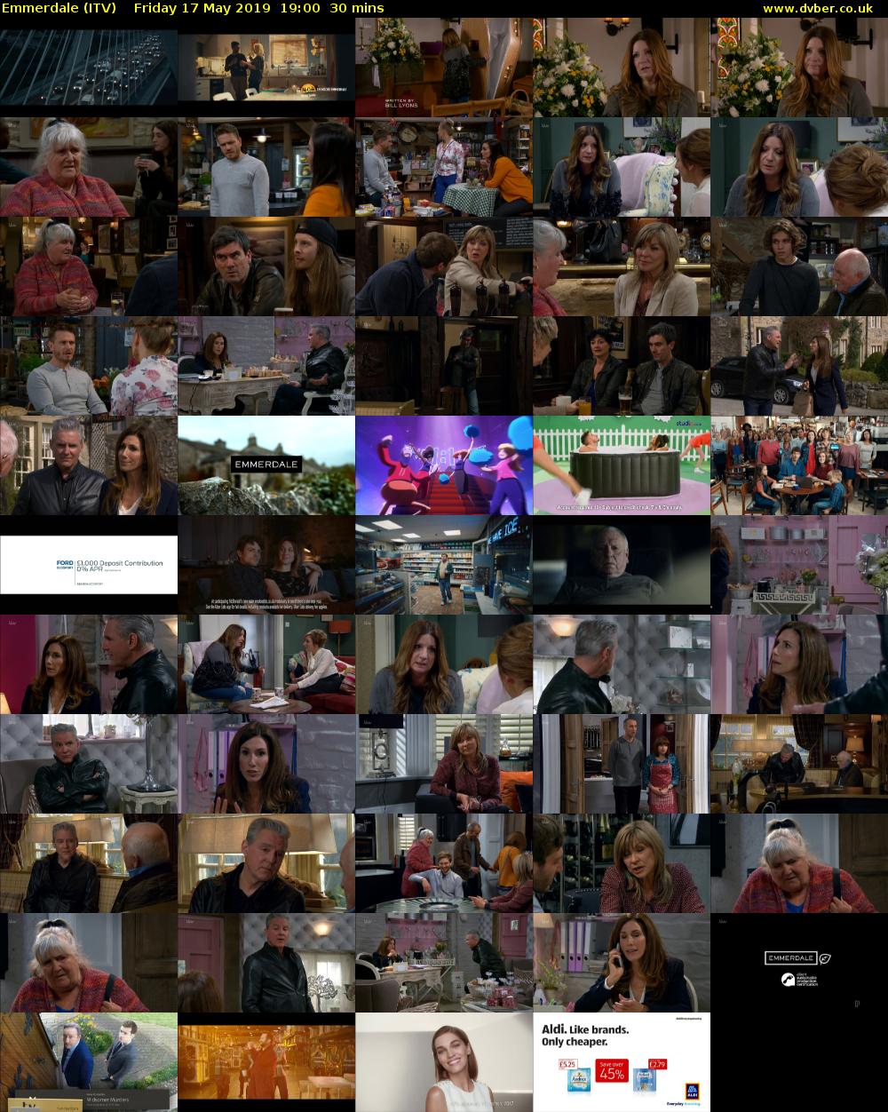 Emmerdale (ITV) Friday 17 May 2019 19:00 - 19:30