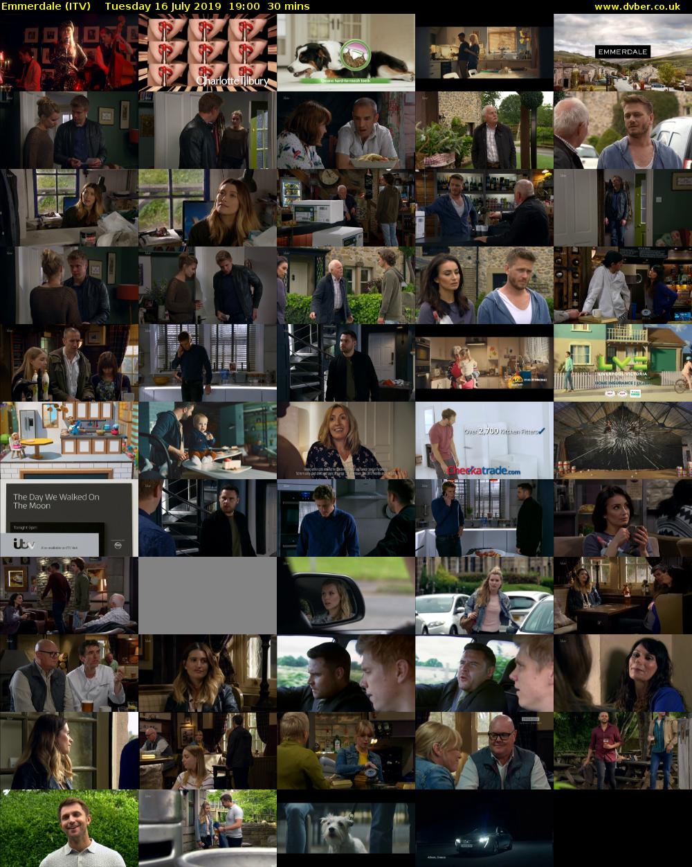 Emmerdale (ITV) Tuesday 16 July 2019 19:00 - 19:30