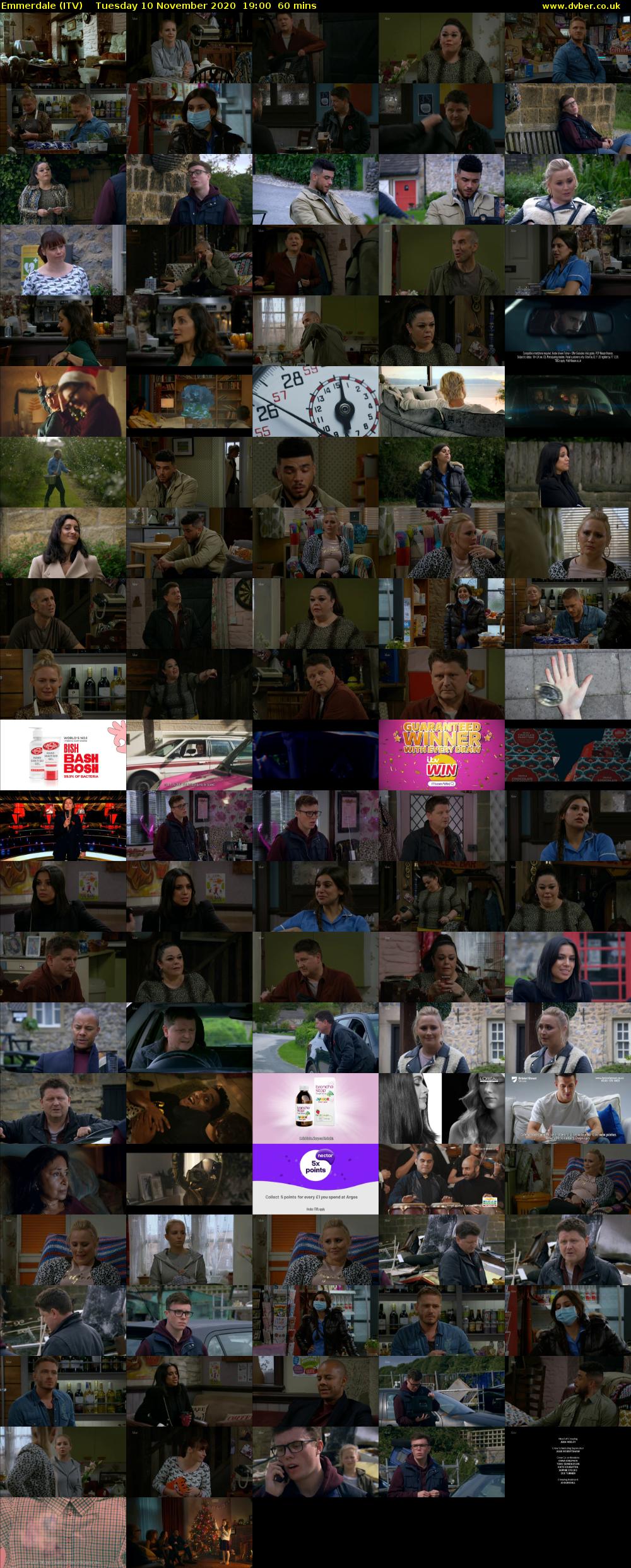 Emmerdale (ITV) Tuesday 10 November 2020 19:00 - 20:00