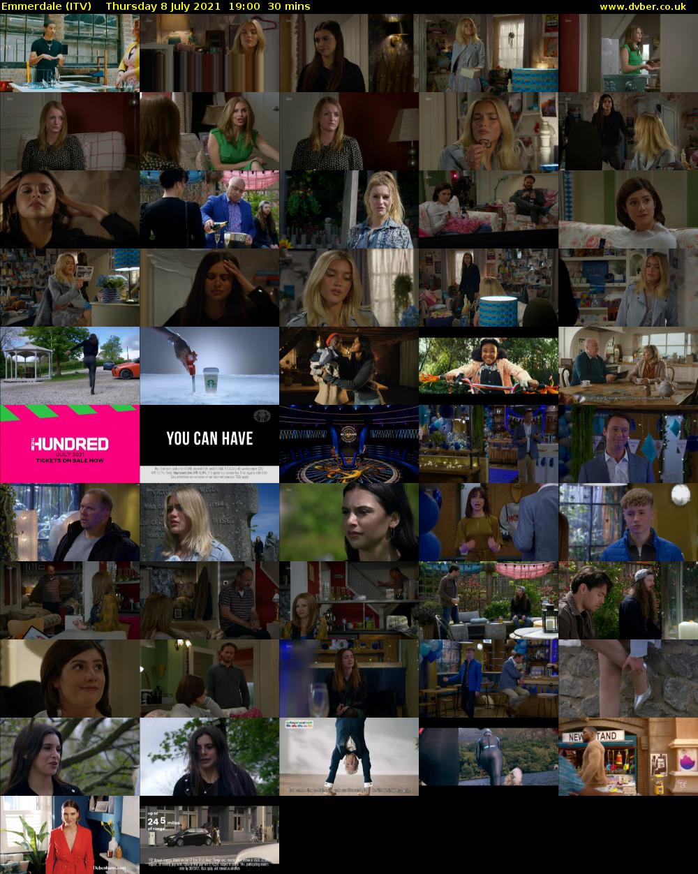 Emmerdale (ITV) Thursday 8 July 2021 19:00 - 19:30