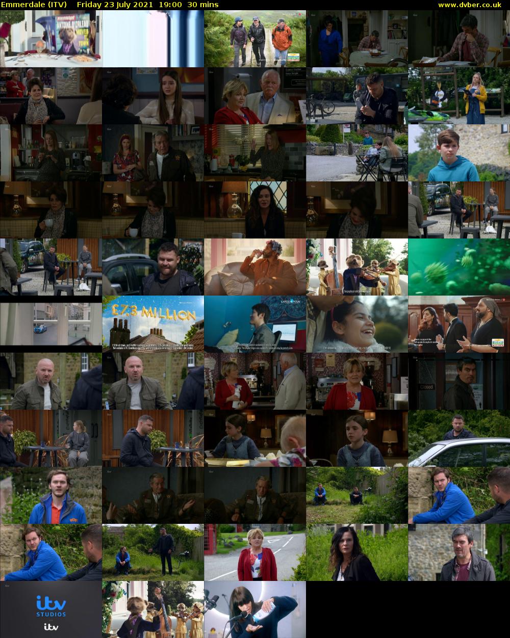 Emmerdale (ITV) Friday 23 July 2021 19:00 - 19:30