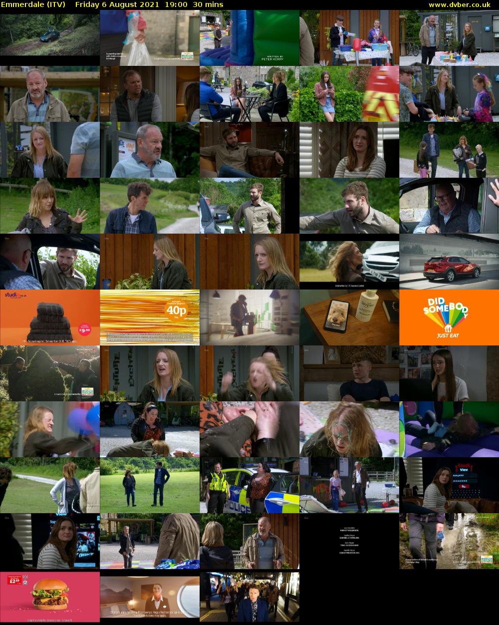 Emmerdale (ITV) Friday 6 August 2021 19:00 - 19:30