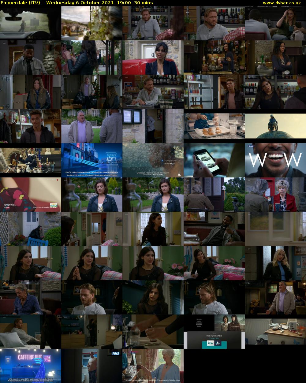 Emmerdale (ITV) Wednesday 6 October 2021 19:00 - 19:30