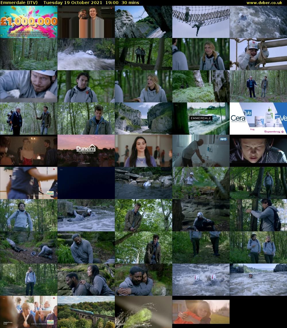 Emmerdale (ITV) Tuesday 19 October 2021 19:00 - 19:30