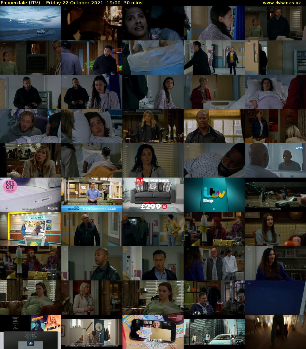 Emmerdale (ITV) Friday 22 October 2021 19:00 - 19:30