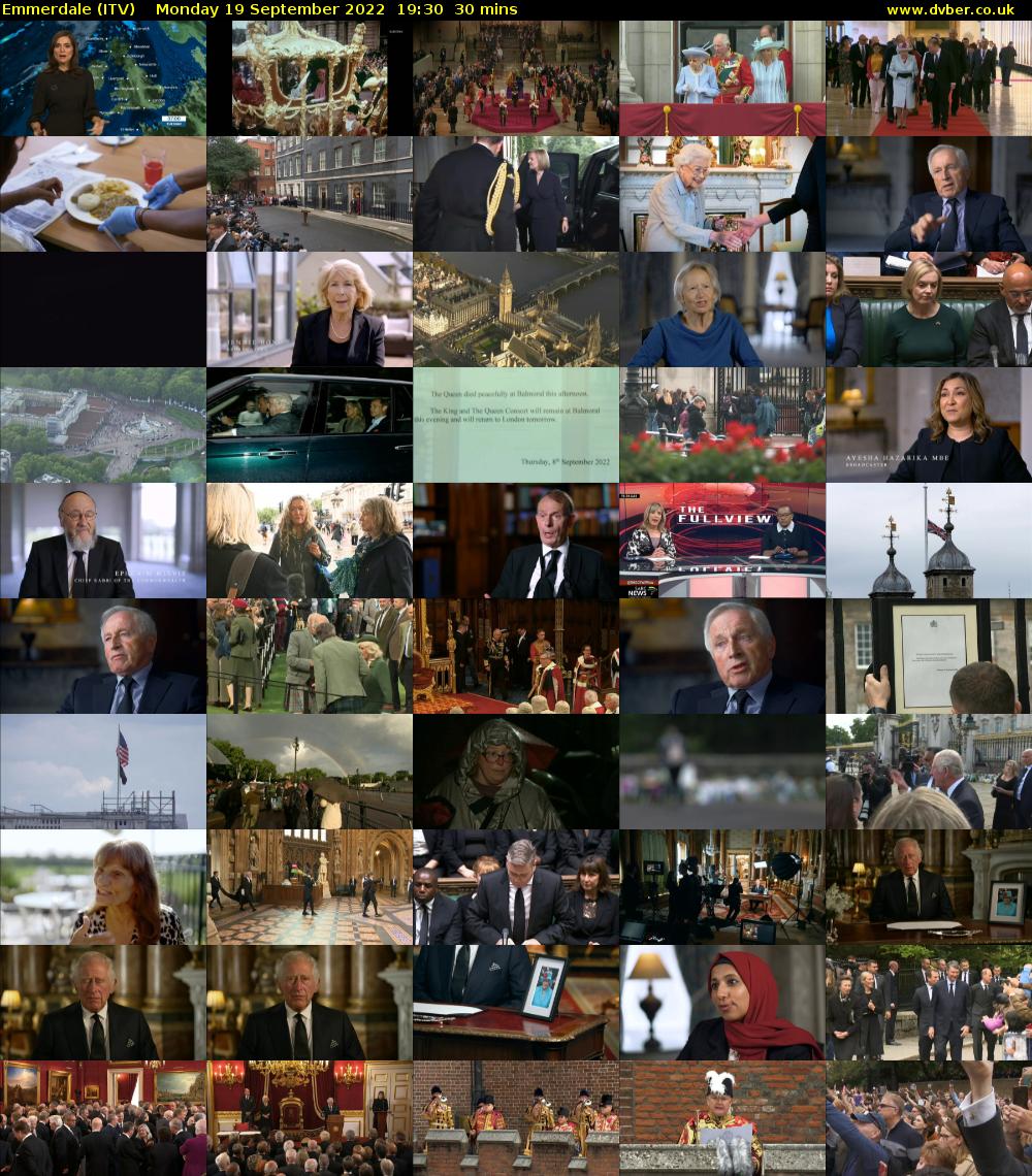 Emmerdale (ITV) Monday 19 September 2022 19:30 - 20:00