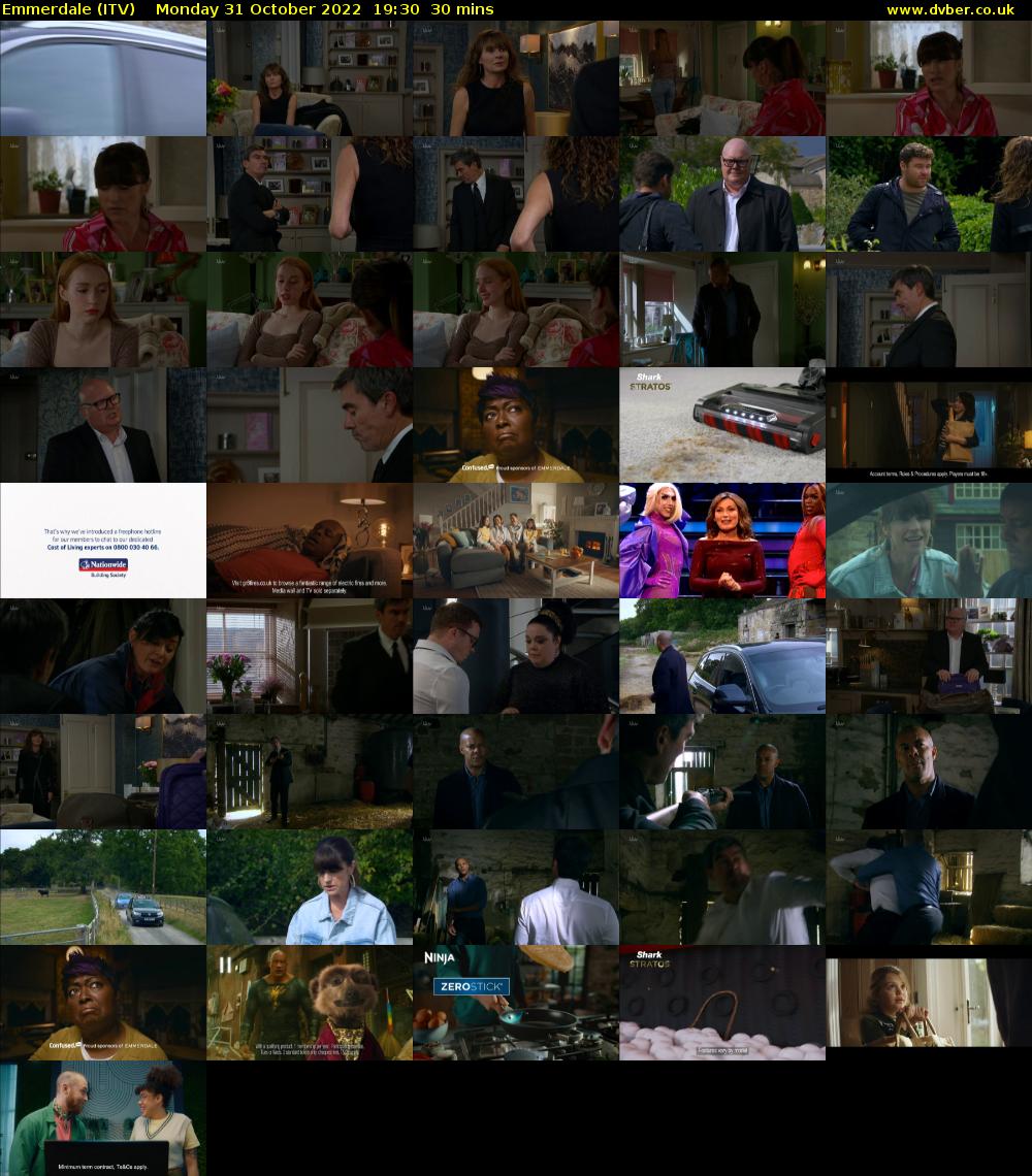 Emmerdale (ITV) Monday 31 October 2022 19:30 - 20:00