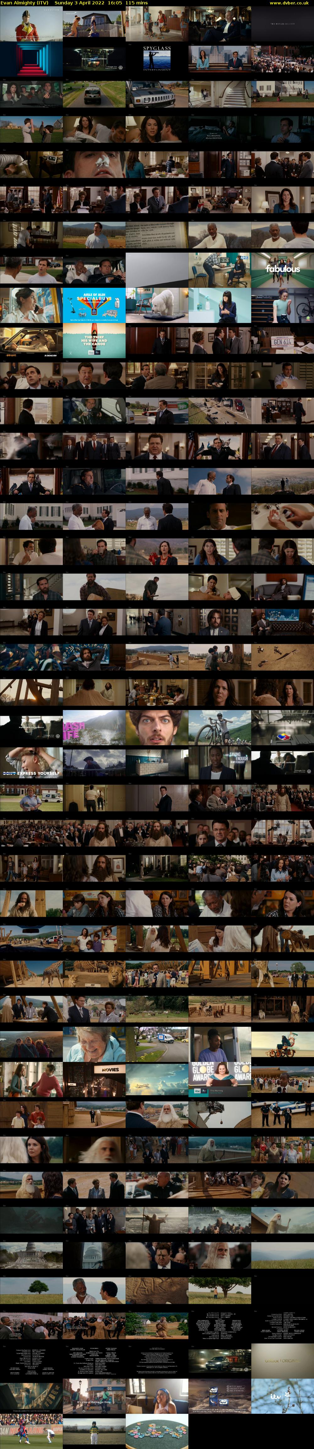 Evan Almighty (ITV) Sunday 3 April 2022 16:05 - 18:00
