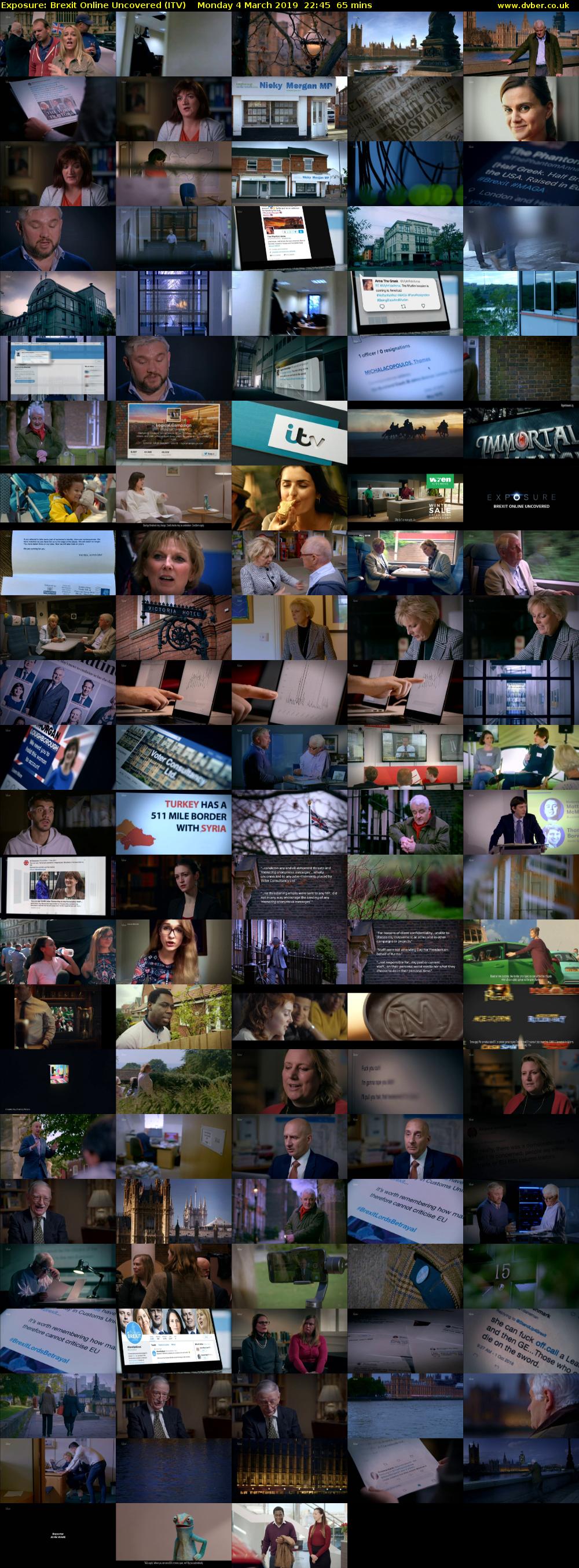 Exposure: Brexit Online Uncovered (ITV) Monday 4 March 2019 22:45 - 23:50