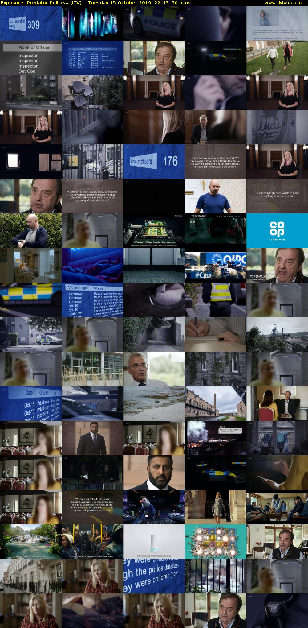 Exposure: Predator Police... (ITV) Tuesday 15 October 2019 22:45 - 23:35