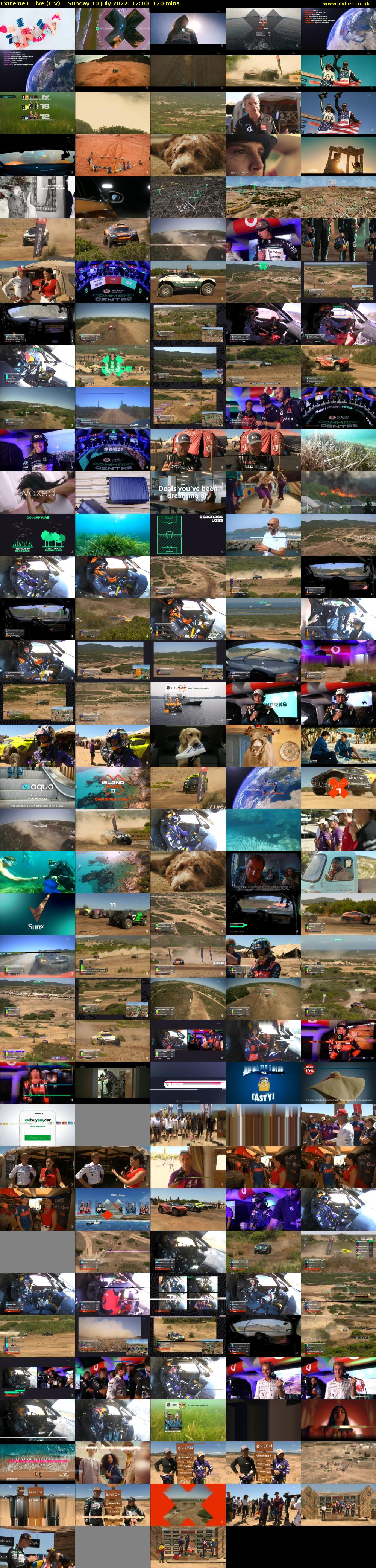 Extreme E Live (ITV) Sunday 10 July 2022 12:00 - 14:00