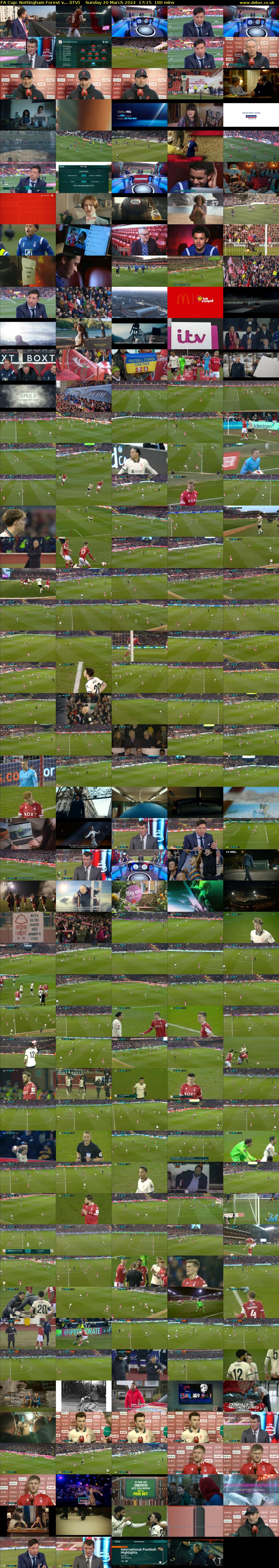 FA Cup: Nottingham Forest v... (ITV) Sunday 20 March 2022 17:15 - 20:15