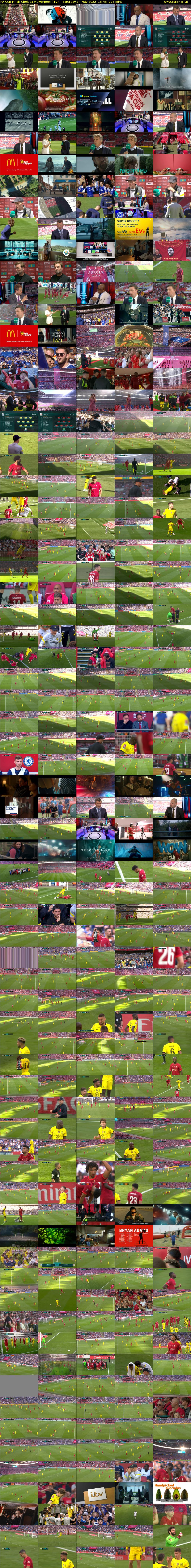 FA Cup Final: Chelsea v Liverpool (ITV) Saturday 14 May 2022 15:45 - 19:30