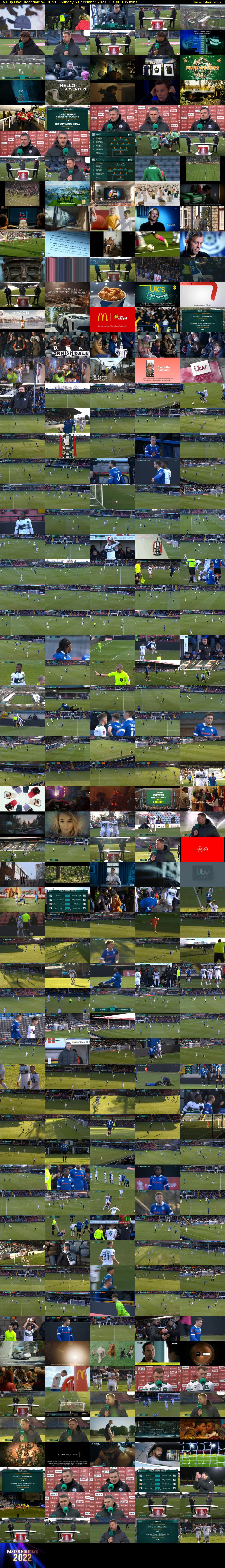 FA Cup Live: Rochdale v... (ITV) Sunday 5 December 2021 11:30 - 14:35