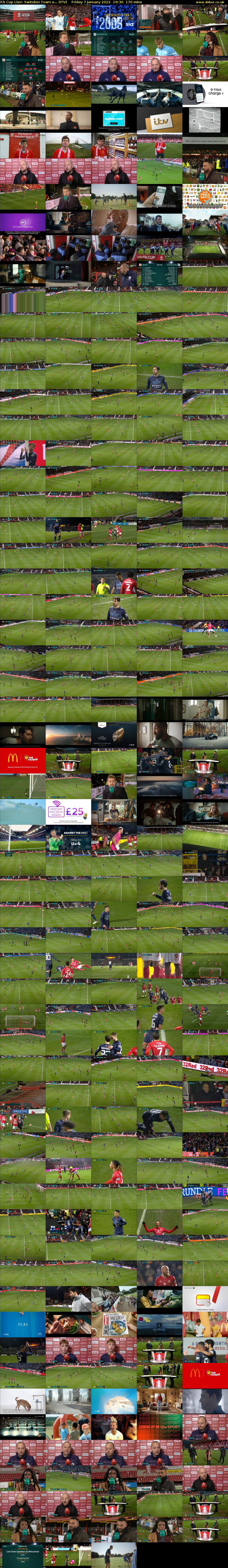 FA Cup Live: Swindon Town v... (ITV) Friday 7 January 2022 19:30 - 22:20