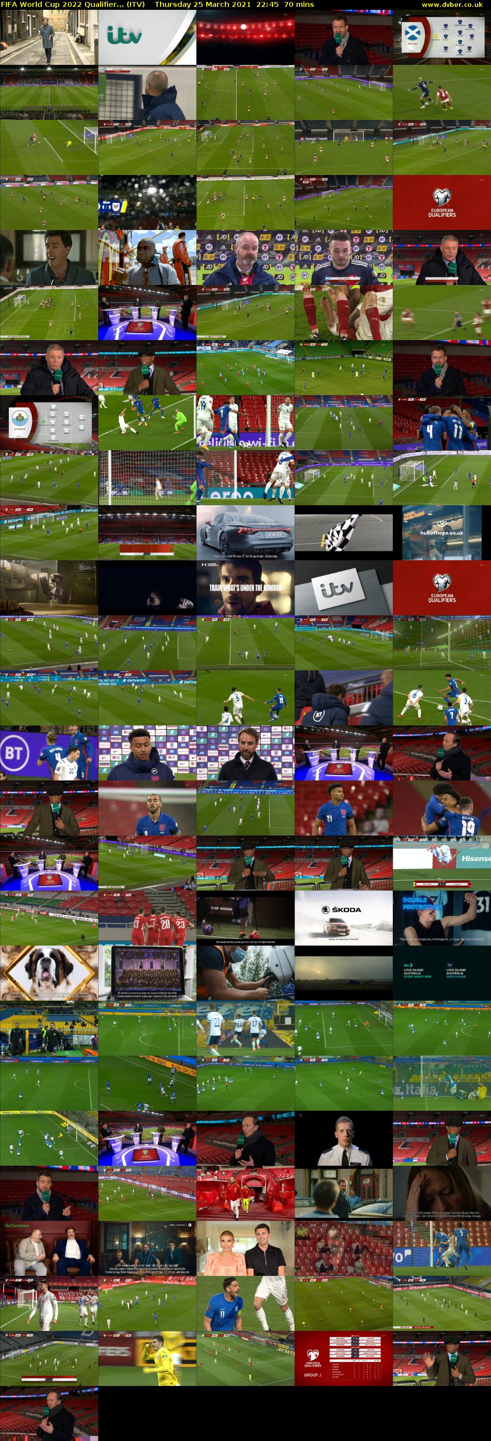 FIFA World Cup 2022 Qualifier... (ITV) Thursday 25 March 2021 22:45 - 23:55