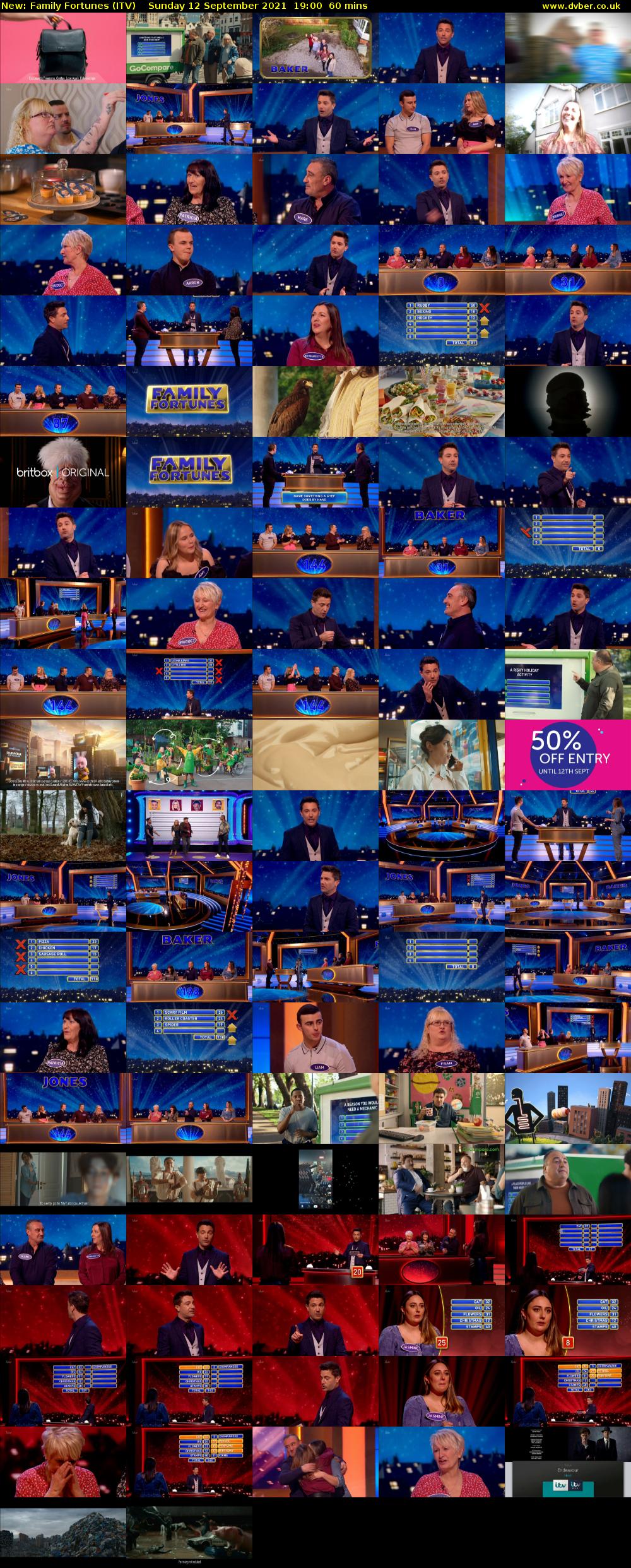 Family Fortunes (ITV) Sunday 12 September 2021 19:00 - 20:00