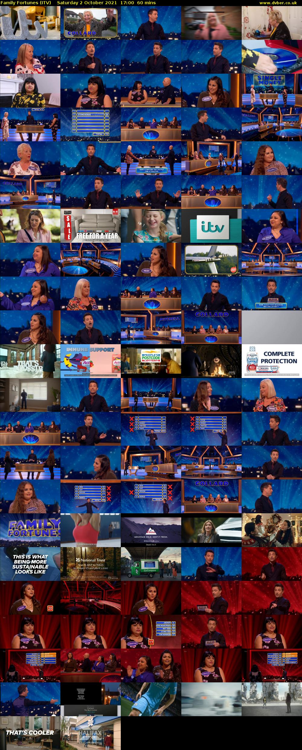 Family Fortunes (ITV) Saturday 2 October 2021 17:00 - 18:00